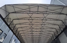 Aluminum Frame Residential Push-Pull Patio Awning