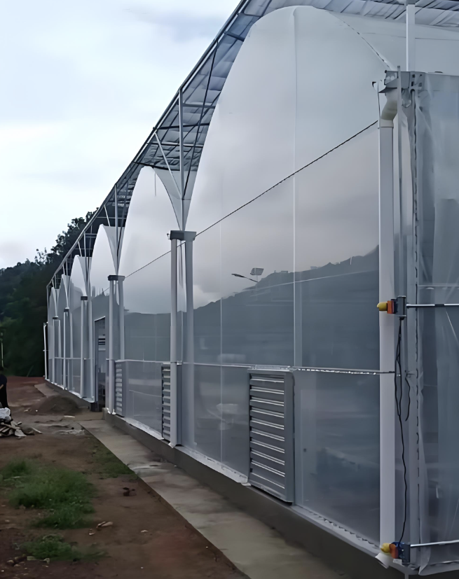Agricultural Greenhouse Retractable Rain Shelter