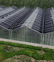 Agricultural Greenhouse Retractable Rain Shelter