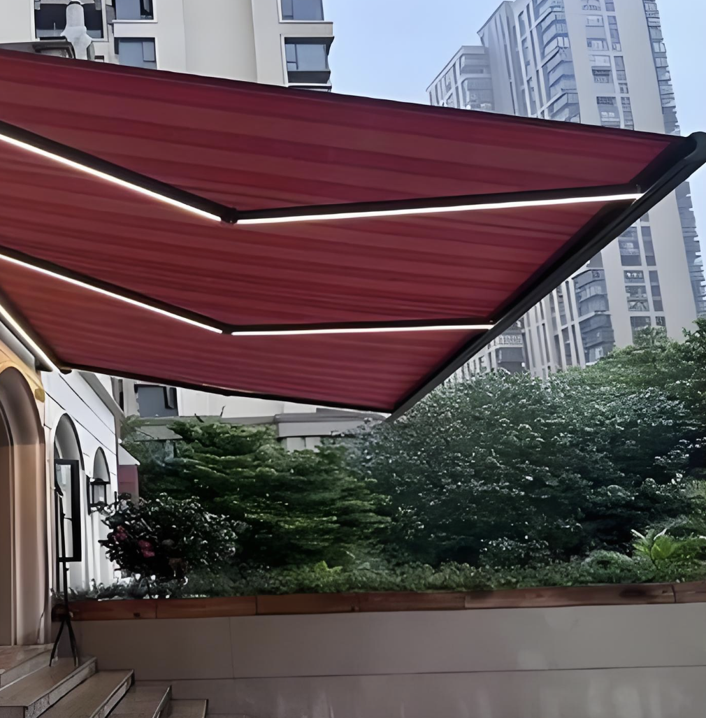 Snow-resistant Retractable Patio Awning for High Altitude Areas