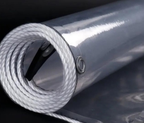 ผ้าคลุมพีวีซีใสกันน้ำโปร่งแสง