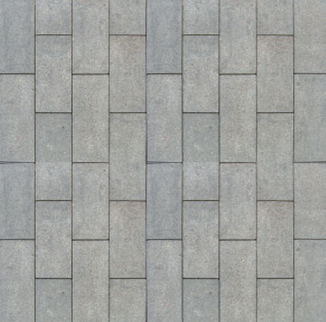 Carreaux de pavage gris pour aménagement paysager extérieur
