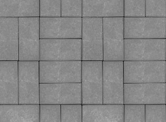 Carreaux de pavage gris pour aménagement paysager extérieur