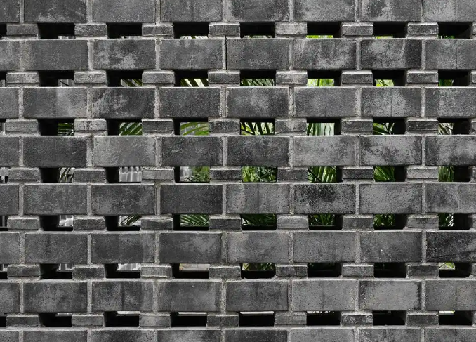 Brique murale bleue artisanale traditionnelle