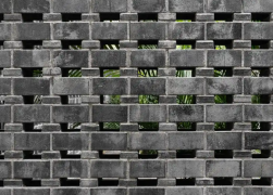 Brique murale bleue artisanale traditionnelle