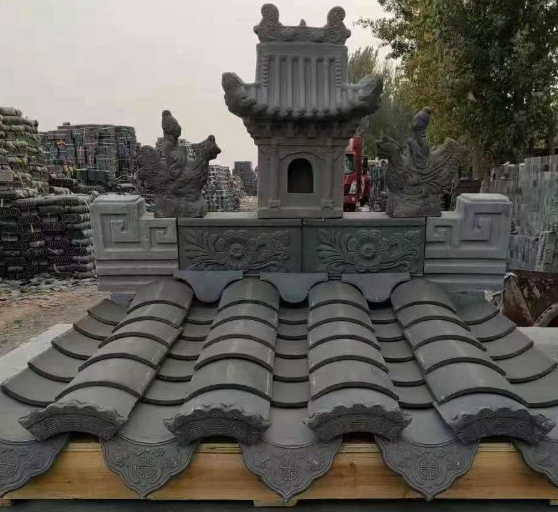 Mini brique bleue et tuile de toit gris décorative, culturelle et créative