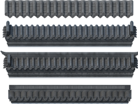 Antique Grey Ridge Brick & Tile for Roof Ridge