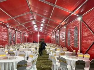 Tente de banquet de mariage de luxe