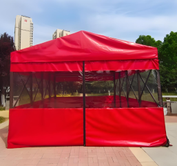 Tente pop-up pour salons professionnels à montage rapide