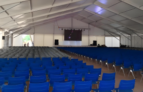 Chapiteau de salon d'exposition commerciale mobile