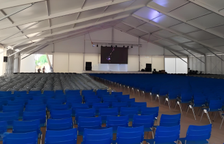 Chapiteau de salon d'exposition commerciale mobile