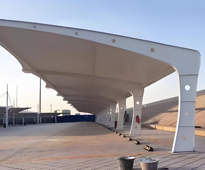 Small Community Membrane Structure Stand