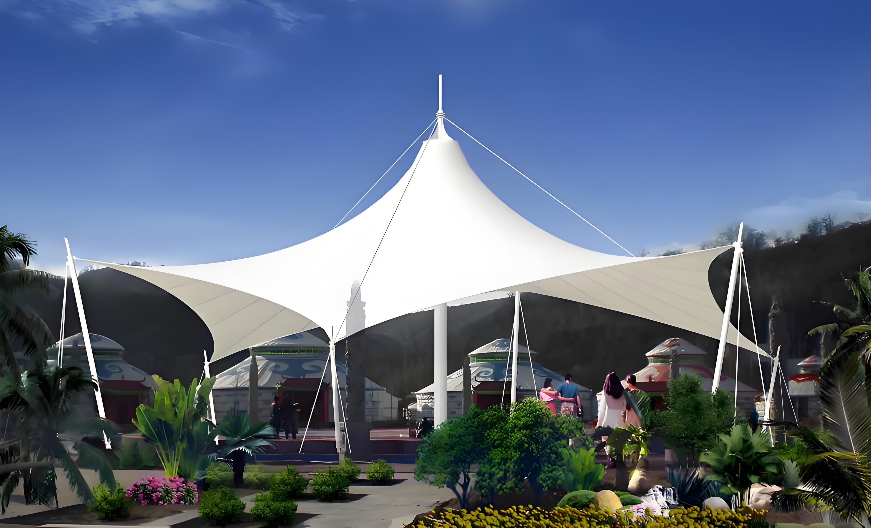 Landscape Membrane Structure Viewing Stand