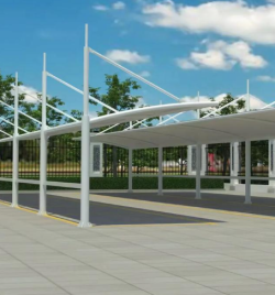 Small Community Leisure Membrane Structure Bleacher