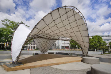 文化観光景観膜構造物スタンド