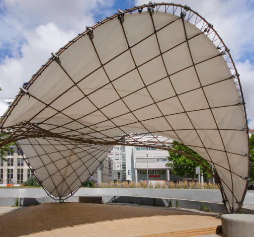 Cultural Tourism Landscape Membrane Structure Stand