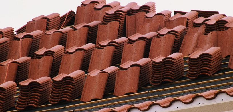 Genteng Atap Antik Tanah Liat Terbakar Suhu Tinggi