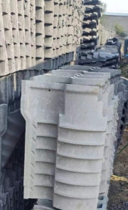 Tuile de toit antique émaillée en ciment