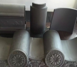 Genteng Atap Tanah Liat Antik yang Dibakar