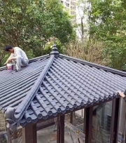 Tuile de toit antique en résine synthétique ASA