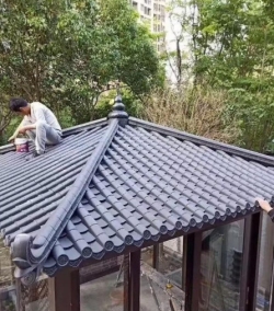 ASA <span>Synthetic</span> Resin Antique Roof Tile