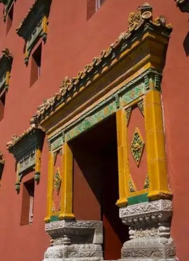Tuile vernissée antique chinoise