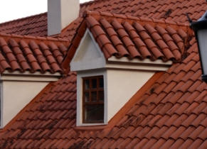 European Antique Barrel Roof Tile