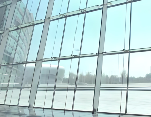 กำแพงกระจกแบบรองรับจุดเต็มรูปแบบ