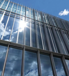 กำแพงกระจกมองข้ามแก้วฉนวนโล-อี