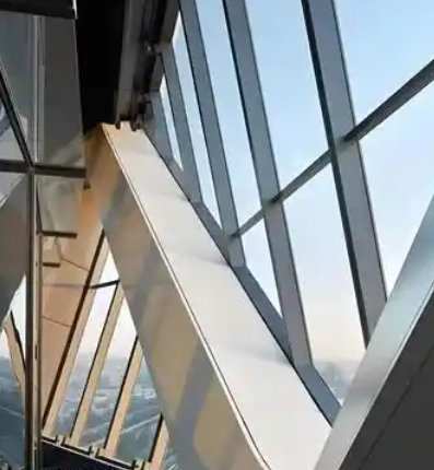 กำแพงหน้าต่างกระจกคอมโพสิตกันไฟ