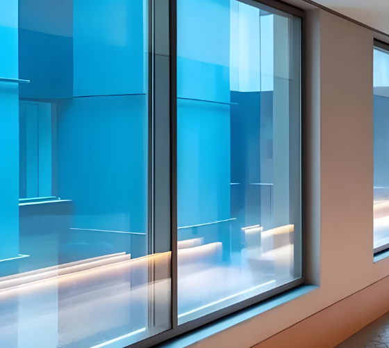 耐火防爆特殊ガラスカーテンウォール