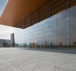 กำแพงหน้าต่างกระจกกันความร้อนแบบหักอุณหภูมิพลังงานต่ำที่สุด