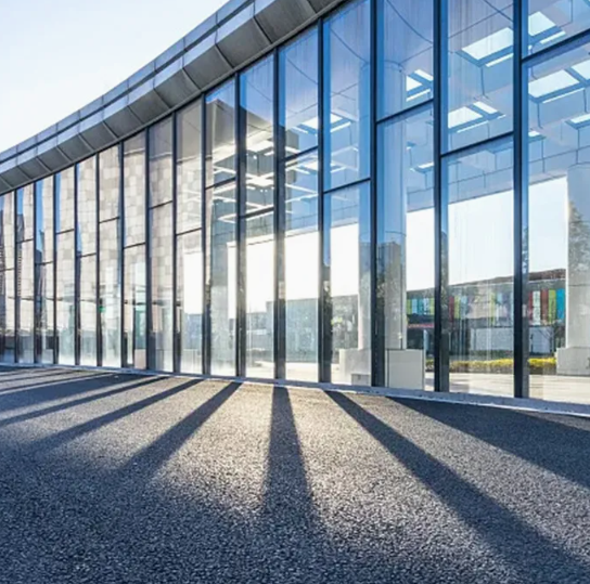 กำแพงหน้าต่างกระจกกันความร้อนแบบหักอุณหภูมิพลังงานต่ำที่สุด