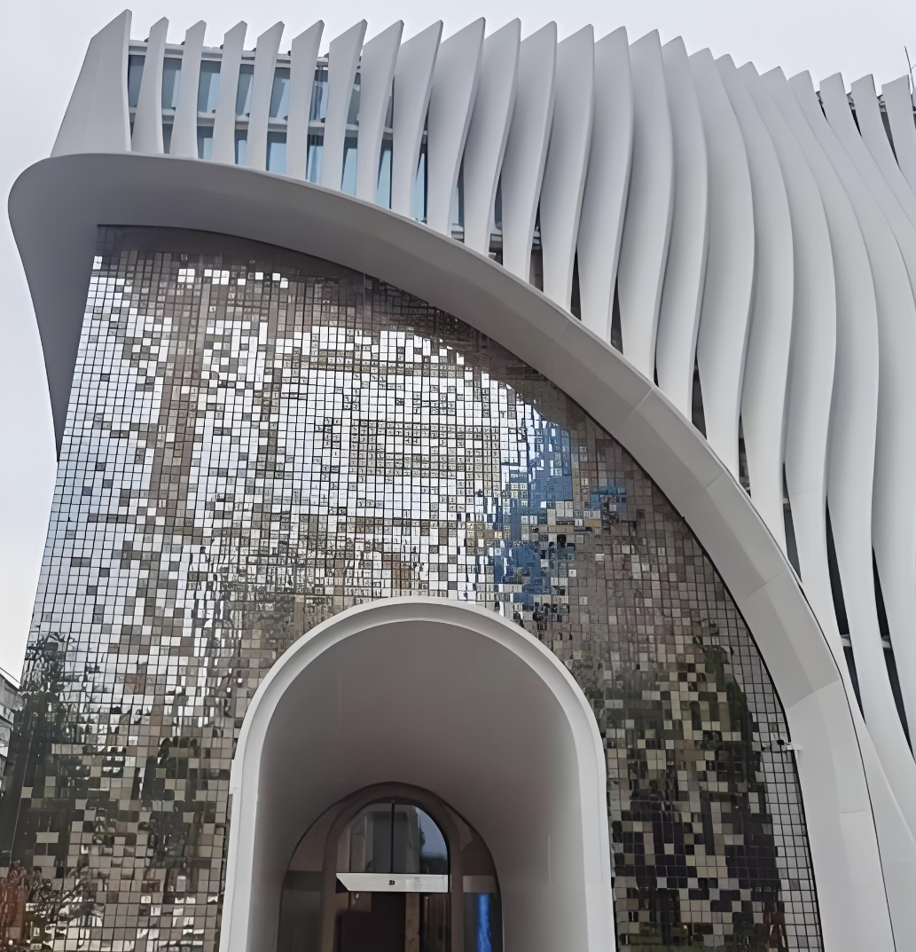 异形曲面风动幕墙