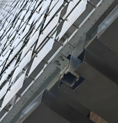 ผนังม่านพลังลมชั่วคราวที่ติดตั้งได้รวดเร็วด้วยแม่เหล็ก