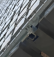 ผนังม่านพลังลมชั่วคราวที่ติดตั้งได้รวดเร็วด้วยแม่เหล็ก