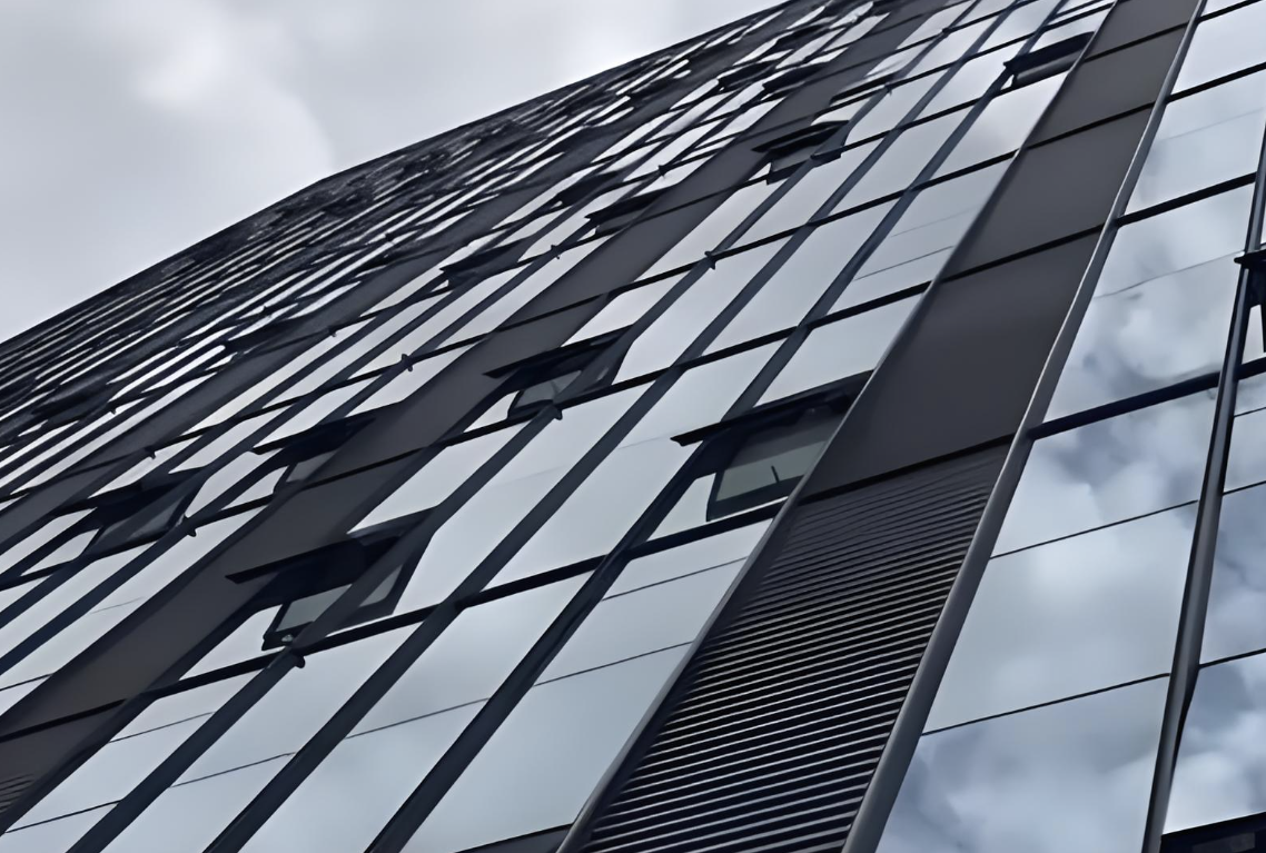 ผนังม่านอาคารไดนามิกลมโปร่งแสง PC