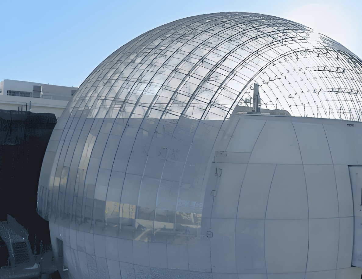 ม่านลมจลน์พื้นผิวโค้งแบบกำหนดเอง