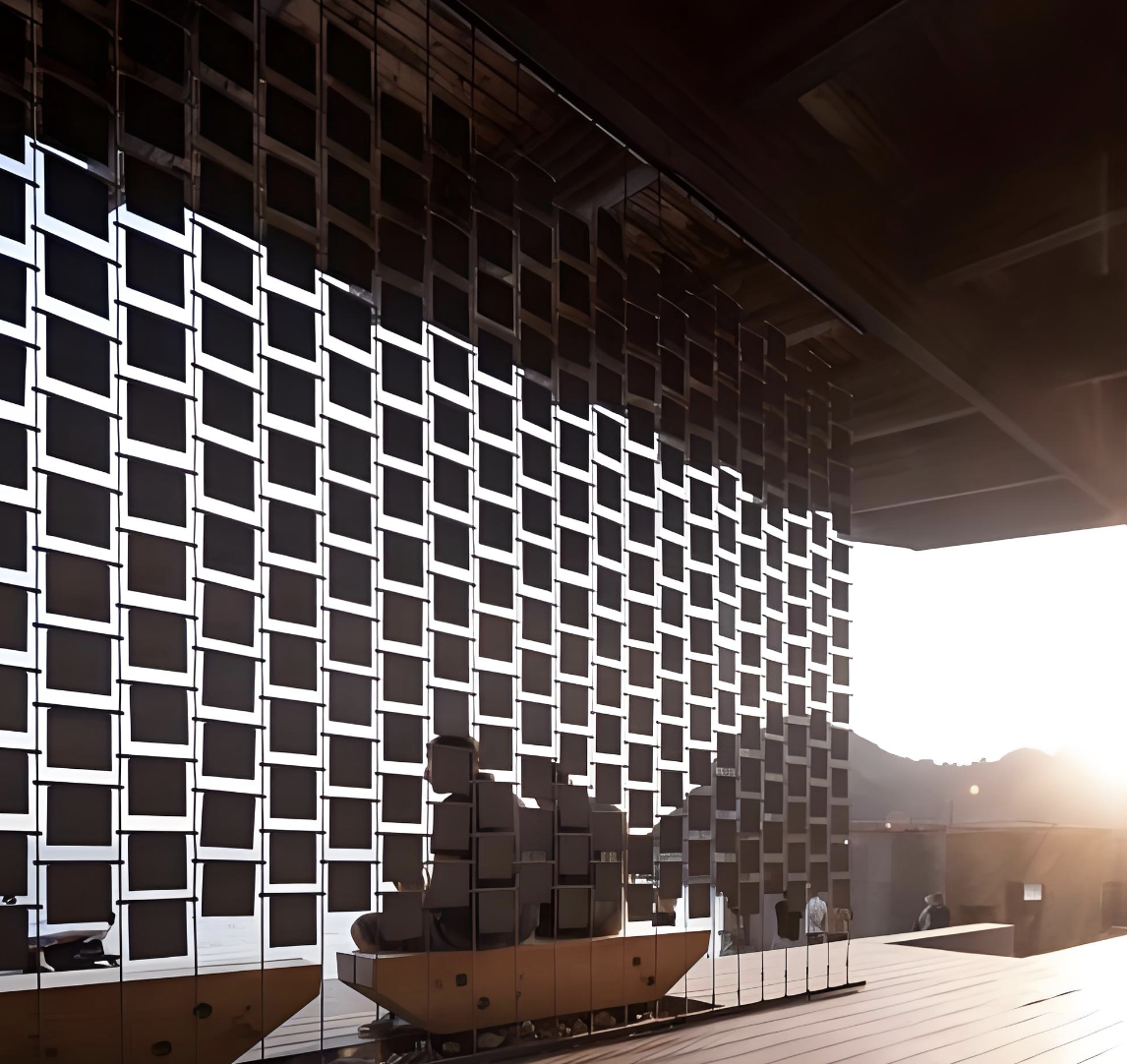 Tirai Dinding Loceng Angin Pengurang Kebisingan Akustik