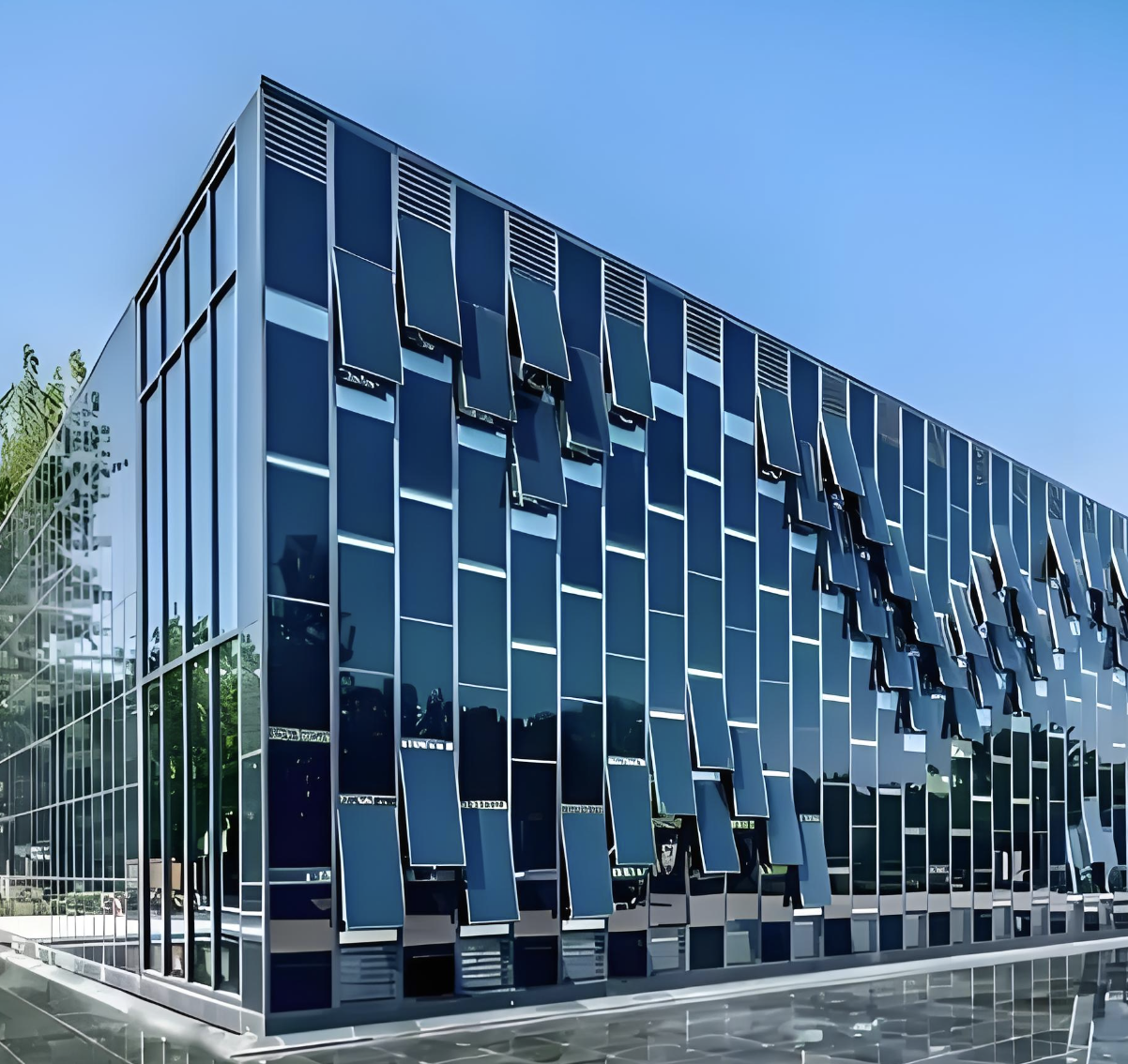 PV一体型風鈴カーテンウォール