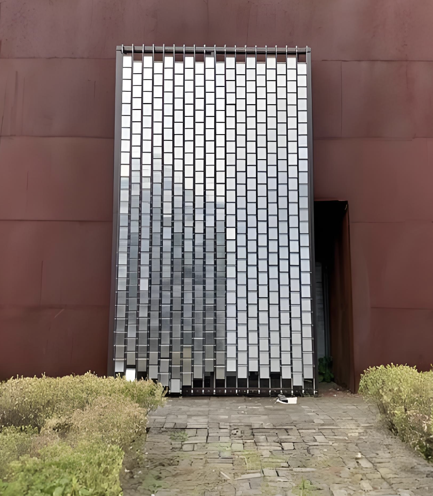 ผนังหน้าอาคารม่านลิ้นชักลมแบบโมดูลาร์ที่สามารถถอดได้