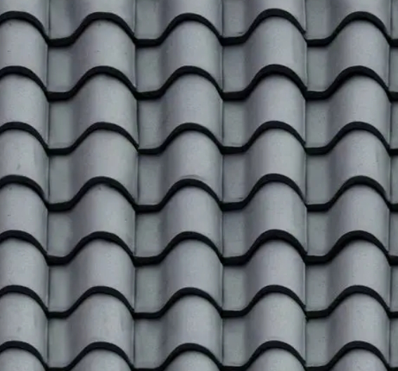 Ubin Atap Beton Bertulang Serat Abu-abu Standar