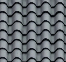 Standard Gray Fiber Reinforced Concrete Roof Tile