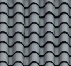 Standard Gray Fiber Reinforced Concrete Roof Tile