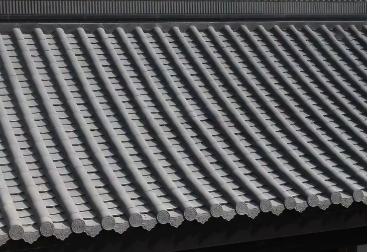 Ubin Atap Beton Bertulang Serat Abu-abu Standar