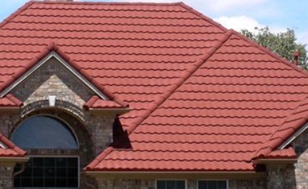 Ubin Atap Beton Lengkung Spanyol Antik Gaya Eropa