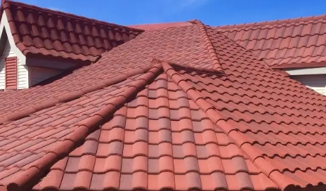 Tuile de toiture en béton à encastrement style européen