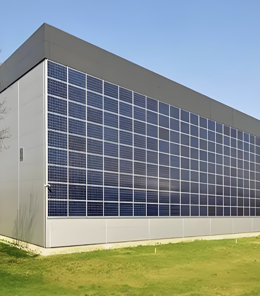 BIPV Photovoltaic Sunshade Curtain Wall