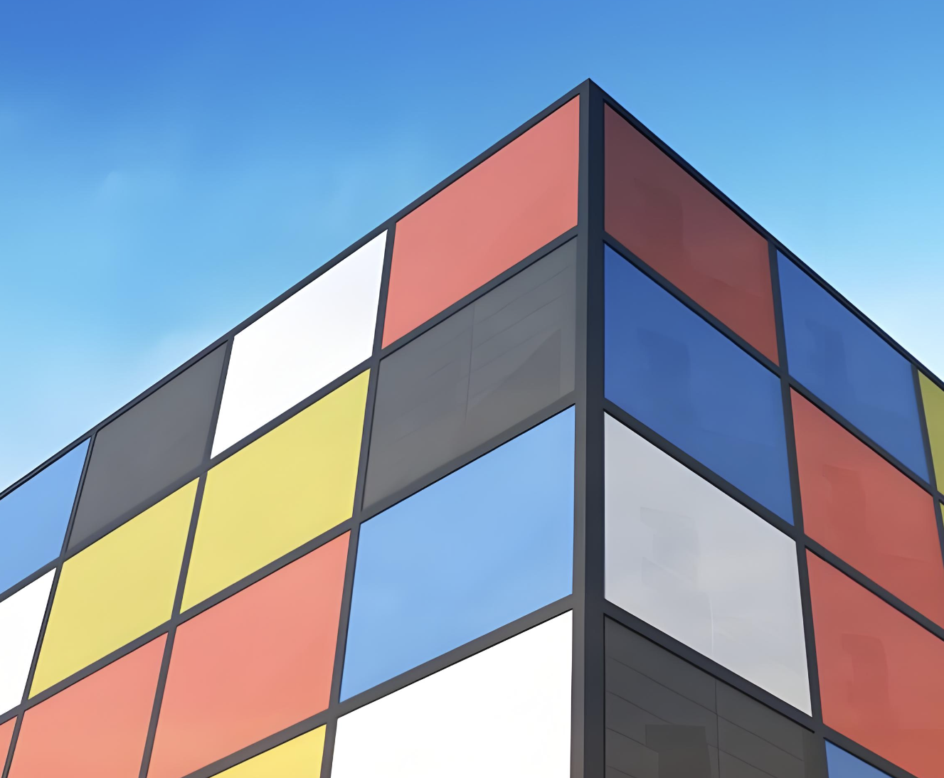 Colorful Photovoltaic Curtain Wall