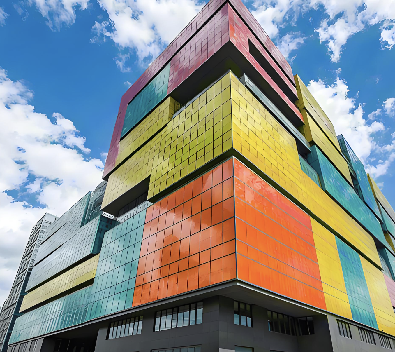 Colorful Photovoltaic Curtain Wall